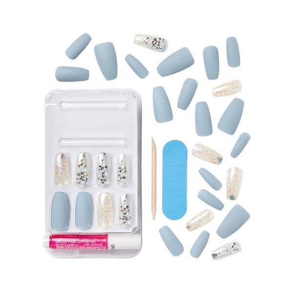 Impress Uñas Postizas Kiss Masterpiece Glue-On Nails Over The Top Long alt