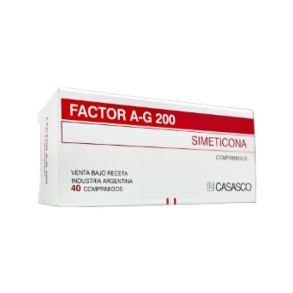 Casasco Factor A-G Simeticona 200 Mg x 40 Comp