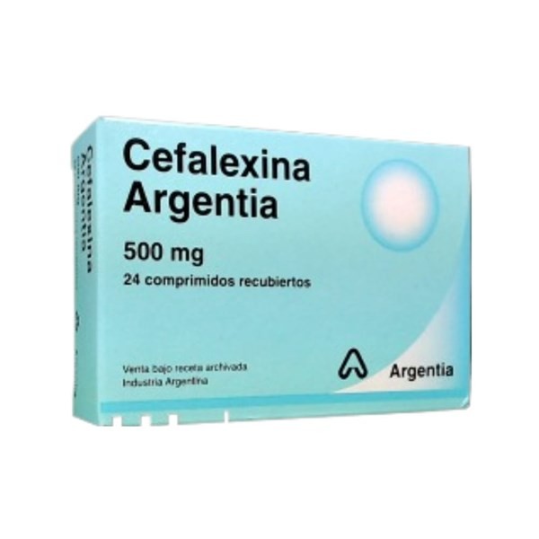 Siegfried Cefalexina Argentia Cefalexina 500 Mg x 24 Comp #1