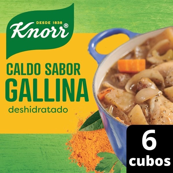 Caldo De Gallina Knorr Caja Estuche X 6 Uni