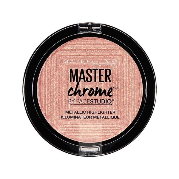Maybelline Iluminador Facial Master Chrome | 50 Molten Rose Gold #1