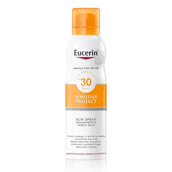 Eucerin Protector Solar Corporal en Spray Toque Seco Piel Sensible Fps30 200 ml alt
