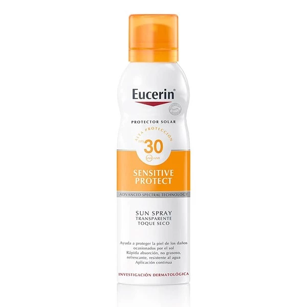 Eucerin Protector Solar Corporal en Spray Toque Seco Piel Sensible Fps30 200 ml alt