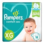 Pañales Pampers Confort Sec Xg 18 Unidades  #2
