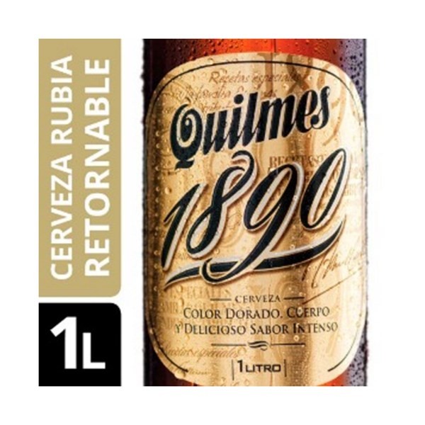 Cerveza Blanca 1890 Quilmes No Retornable 1 Lt #1