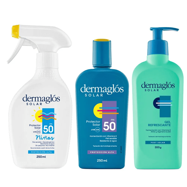 Dermaglós Solar Kit Protección + Cuidado Post Solar #1