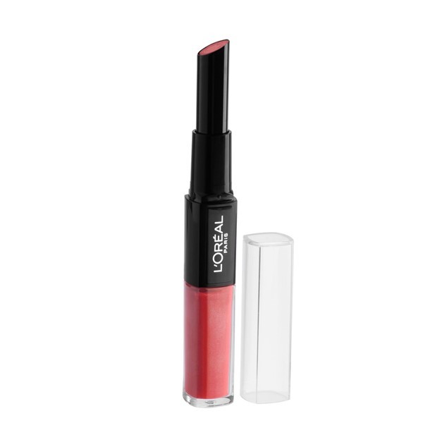 Lápiz Labial L'Oréal París Dúo Infallible Larga Duración Tono 404 Corail Constant #1