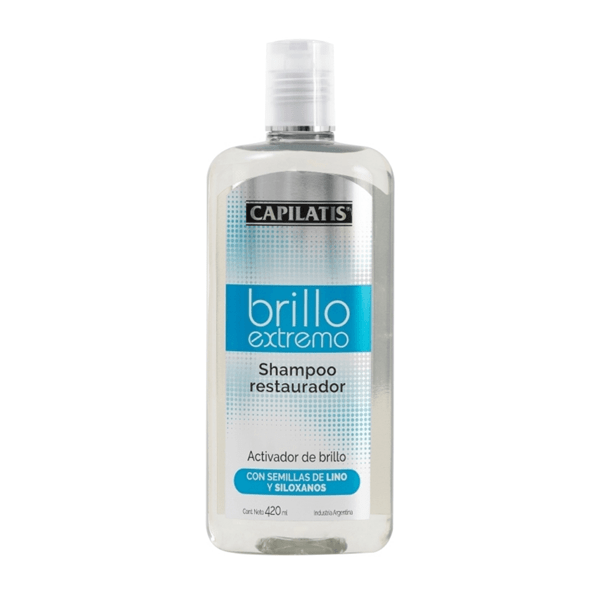 Capilatis Shampoo Restaurador Línea Brillo Extremo 420 ml #1