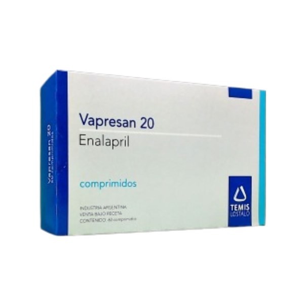 Temis Lostaló Vapresan Enalapril 20 Mg x 60 Comp #1