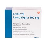 Glaxo Smithkline Lamictal Dispersable 100 Mg Lamotrigina x 60 Comp #1