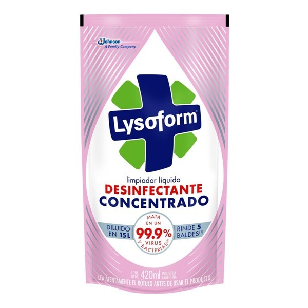 Lysoform Limpiador Liquido Desinfectante Bebe Doypack 420 ml #1