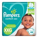 Pampers Confort Sec Pañales Extra Extra Grande x 44 Unidades #1
