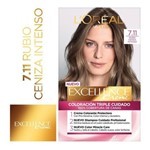 Excellence Kit Coloracion 7.11 Rubio Ceniza Profundo #3