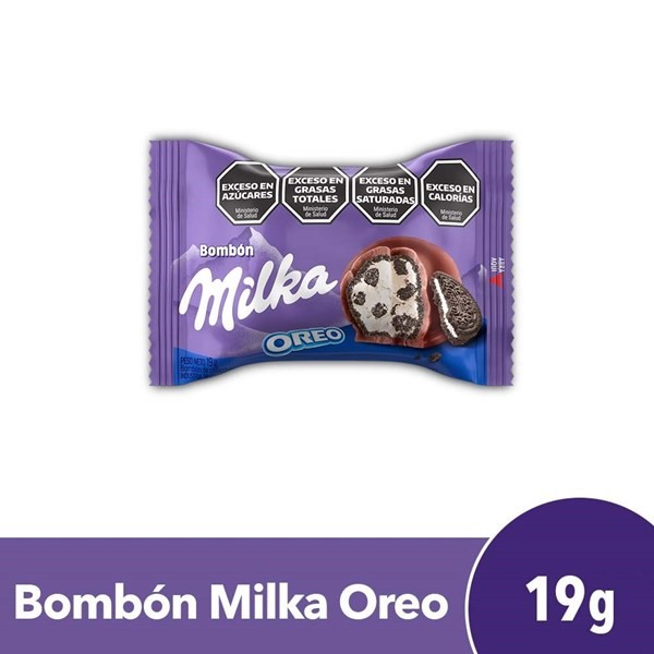 Bombón de Chocolate Milka Oreo 19 g