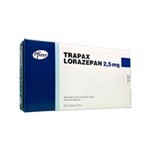 Pfizer Trapax Lorazepam 2.5 Mg x 60 Comp #1