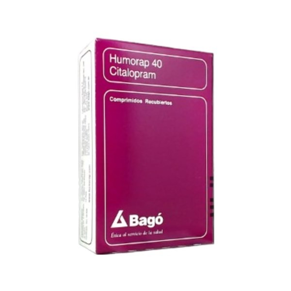 Bagó Humorap 40 40 Mg Citalopram x 28 Comp