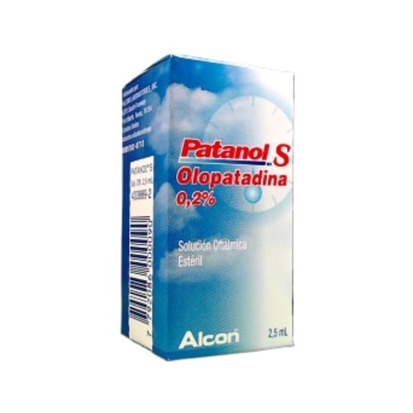 Novartis Patanol s Olopatadine 0.2% Oftalmica Solución Estéril x 2.5Ml #1