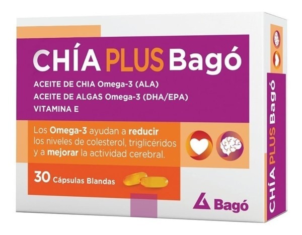 Bago Suplemento Dietario Chia Plus (30 Capsulas Blandas) alt