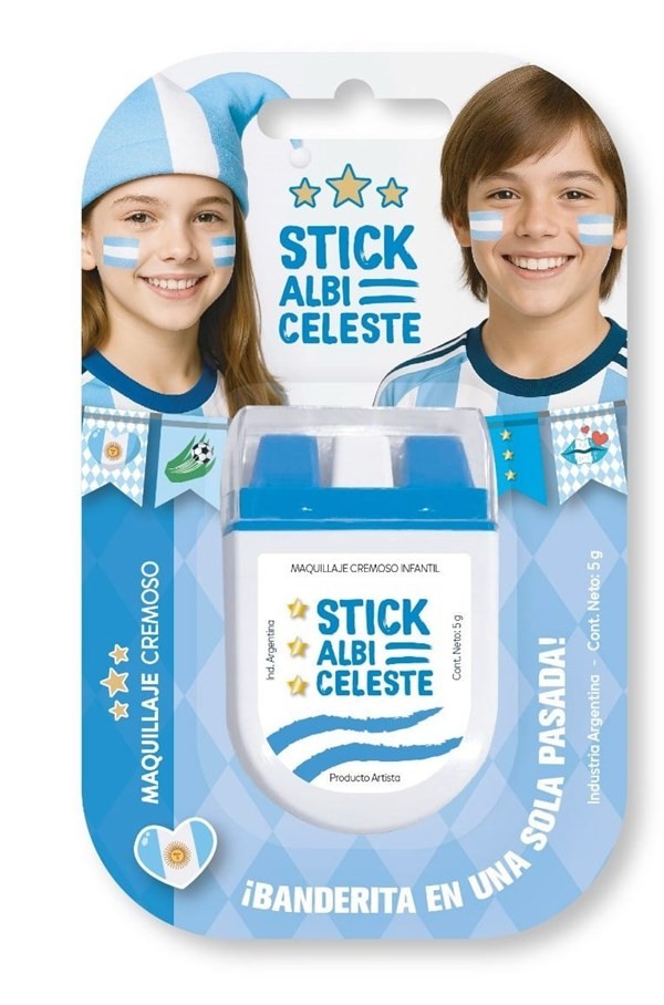 Stick Maquillaje Mundial Albiceleste de Argentina #1