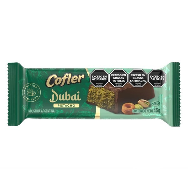 Chocolate Cofler Dubai Pistacho |x 45 gr #1