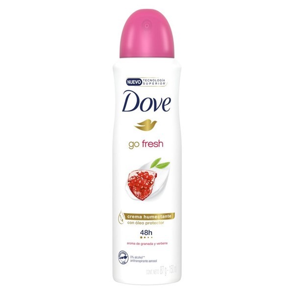 Antitranspirante En Aerosol Dove Go Fresh Granada Y Verbena 150 Ml alt