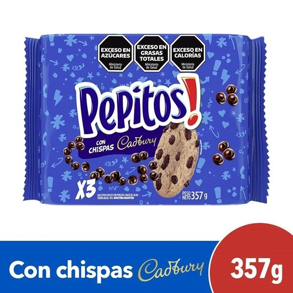 Galletas Pepitos Tripack X 357 Gr