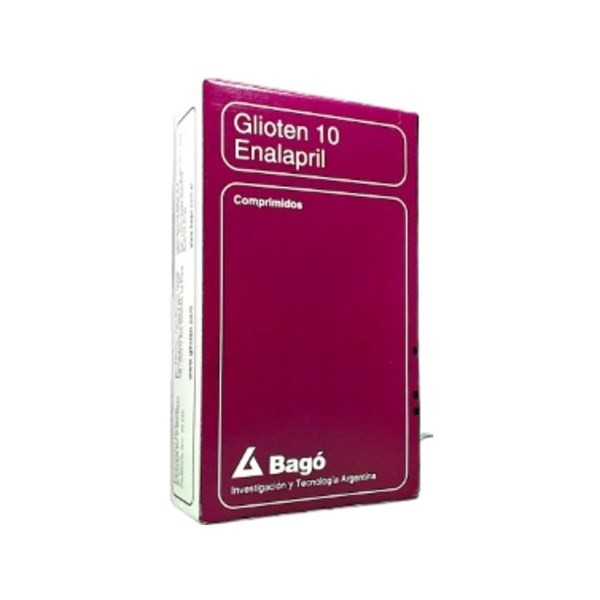 Bagó Glioten 10 Enalapril 10 Mg x 60 Comp