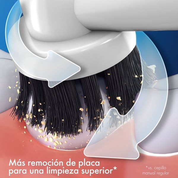 Oral B Cepillo Dental Eléctrico Cerdas Suaves Con Minerales de Carbón  (1 Unidad) alt