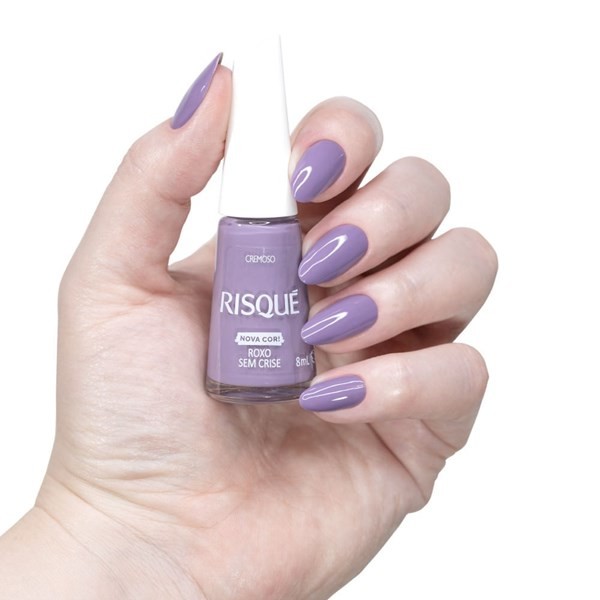 Risque Esmalte de Uñas Cremoso Color Roxo Sem Crise alt