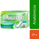 Protectores Diarios Doncella Anatómicos Sin Alas 20 U. #1
