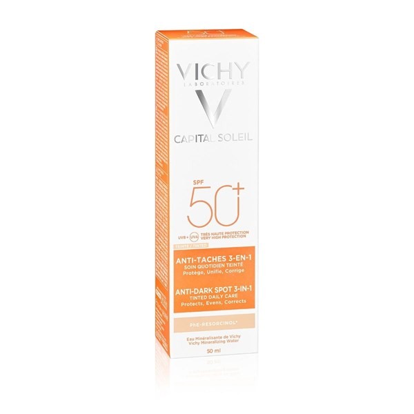 Vichy Ideal Soleil Protector Anti-Manchas 3 en 1 Fps 50 50 ml #1