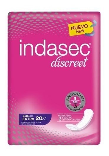 Indasec Discreet Extra Para Pérdidas Leves Apositos 20 Unids #1