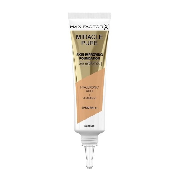 Base de Maquillaje Max Factor Miracle Pure Foundation Spf30 x 30 ml 55 beige alt