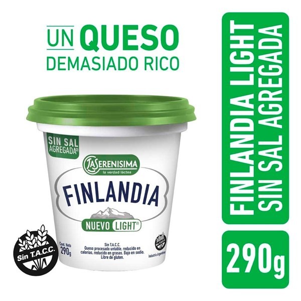 Queso La Serenisima Finlandia Reducido En Calorías 290 G #1