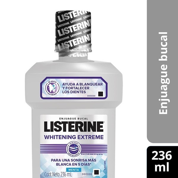 Listerine Whitening Blanquea Y Fortalece 236 Ml alt