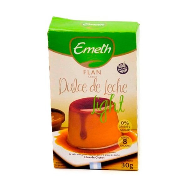 Flan Diet Emeth Dulce de Leche 30 g. #1