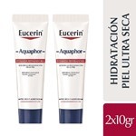 Eucerin Pomada Reparadora Aquaphor Para Piel Seca 2X10 ml #1
