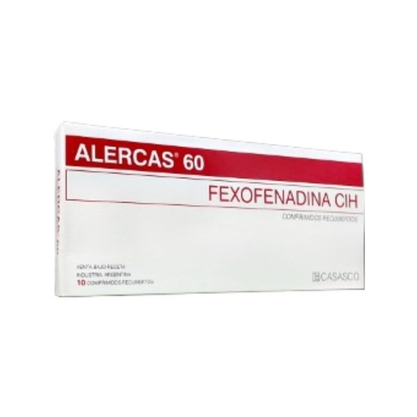 Casasco Alercas Fexofenadina 60 Mg x 10 Comp #1