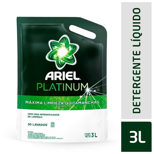 Jabon Liquido Ariel Platinum Dp 3000 ml #1
