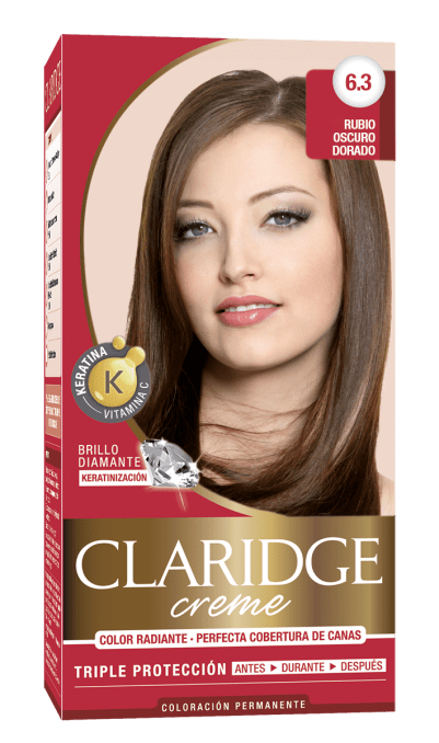 Claridge Kit Coloración Permanente Creme N° 6.3 Rubio Oscuro Dorado #1
