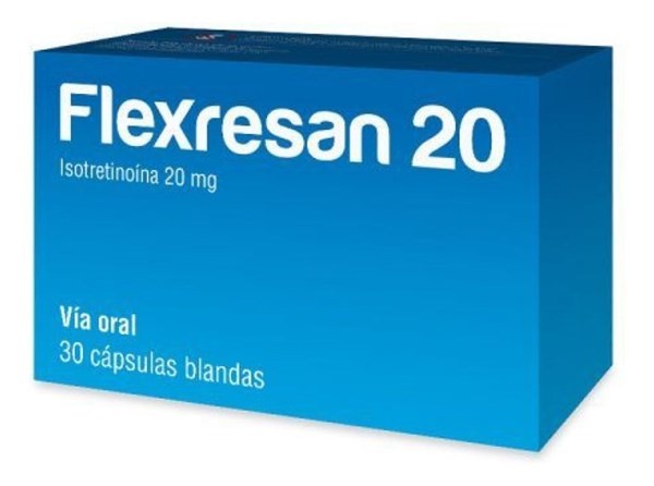 Megalabs Flexresan 20 mg x 30 Cápsulas/Isotretinoina #1
