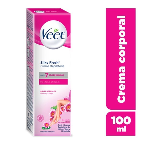 Veet Crema Depilatoria Corporal Para Piel Normal 100 ml