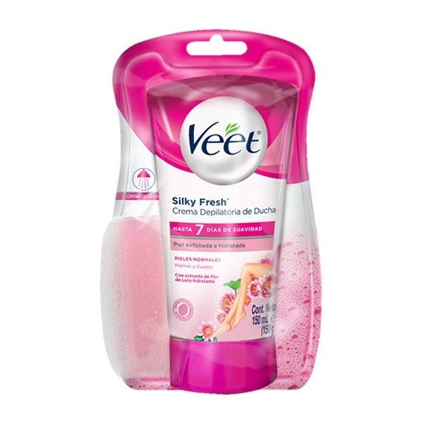 Veet Crema Depilatoria de Ducha Piel Normal 150 ml alt