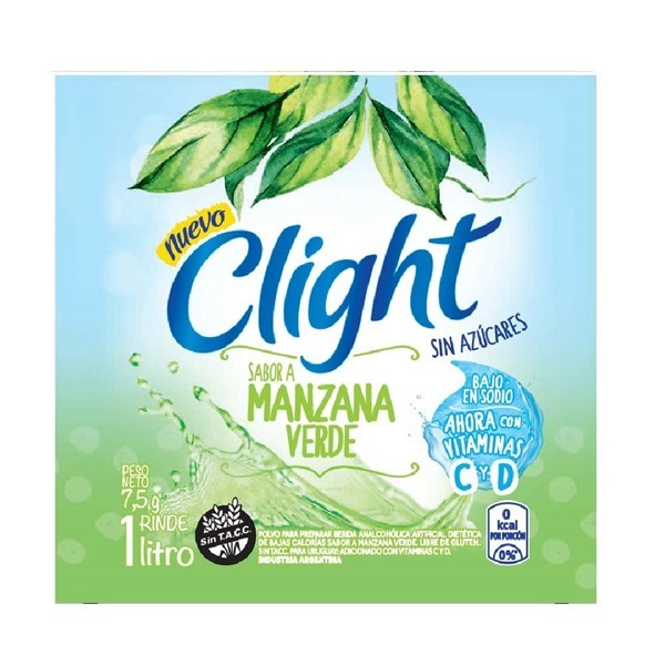 Jugo En Polvo Clight Man-verde D 7,5gr