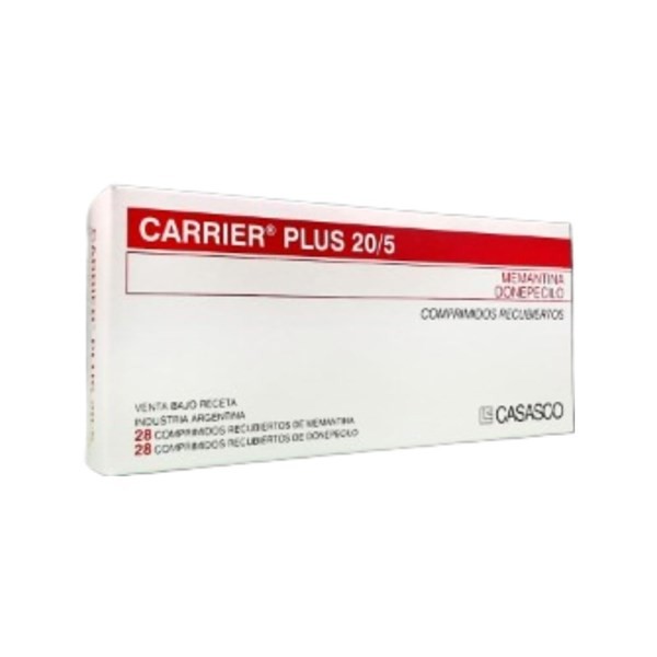 Casasco Carrier Plus Memantine Clorh. + Donepecilo Clor 20 / 5Mg x 56 Comp (28+28)