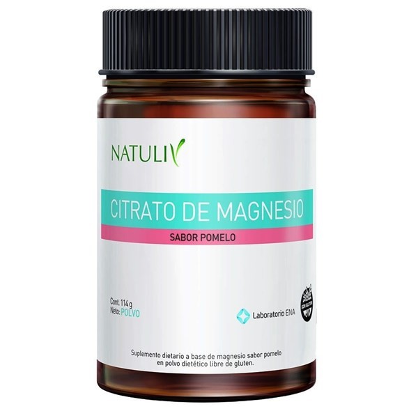 Natuliv Citrato de Magnesio Sabor Pomelo 114 gr