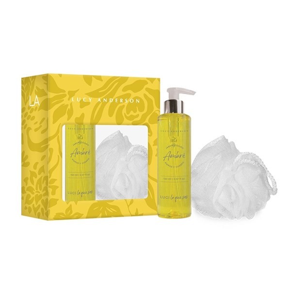 Lucy Anderson Jabón Liquido Manos Y Cuerpo Ambré + Esponja 150 gr #1