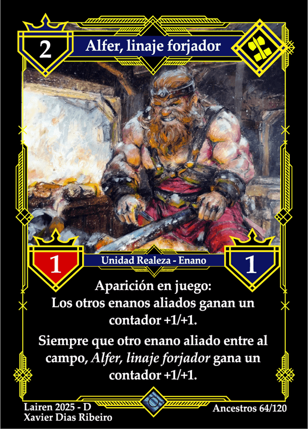 064 Alfer, Linaje Forjador Precon Enano/Desertor - Coste 2