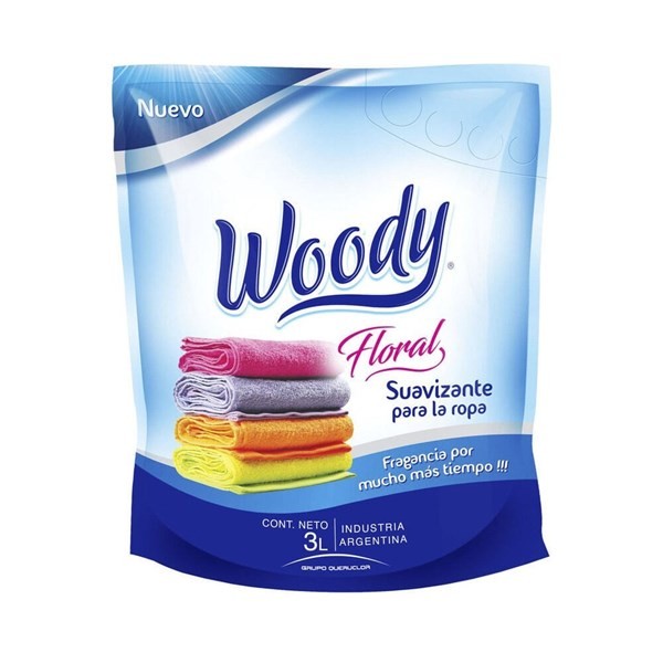 Suavizante Para Ropa Woody Doy Pack 3 l. #1