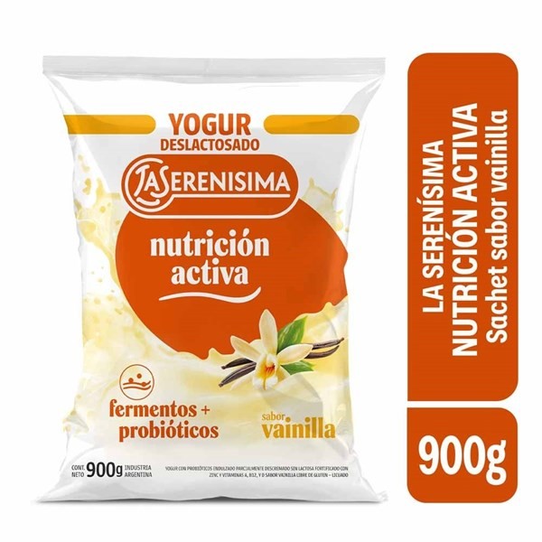 Yogurt Deslactosado Vainilla Sachet 900 g Nutrición Activa la Serenísima #1